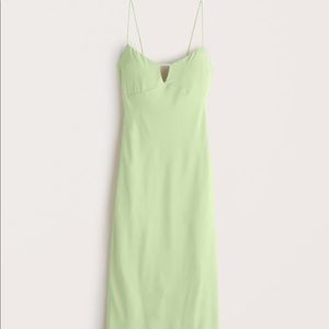 Keyhole Slip Midi Dress